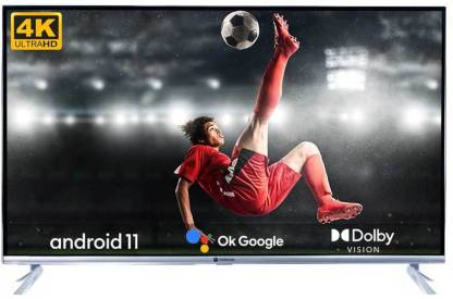 MOTOROLA Revou 2 139 cm (55 inch) Ultra HD (4K) LED Smart Android TV with Dolby Atmos and Dolby Vision  (55UHDADMVVGE)