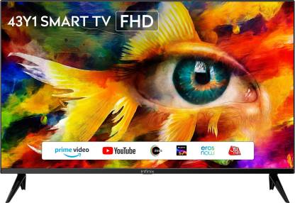 Infinix Y1 109 cm (43 inch) Full HD LED Smart Linux TV with Wall Mount  (43Y1)