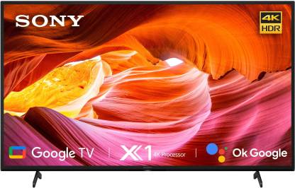 SONY Bravia 138.8 cm (55 inch) Ultra HD (4K) LED Smart Google TV  (KD-55X75K)