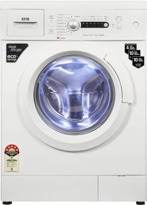 IFB 7 kg 5 Star 2X Power Steam,Hard Water Wash Fully Automatic Front Load Washing Machine with In-built Heater White  (Diva Aqua VSS 7010)