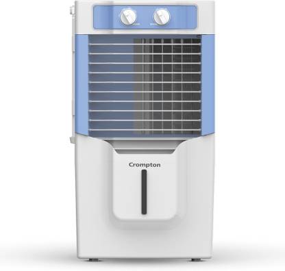 Crompton 10 L Room/Personal Air Cooler  (White, Light Blue, ACGC-Ginie Neo)