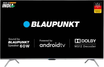 Blaupunkt Cybersound 126 cm (50 inch) Ultra HD (4K) LED Smart Android TV with Dolby MS12 & 60W Speakers  (50CSA7007)