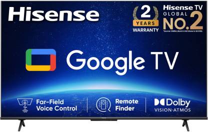 Hisense A6H 189 cm (75 inch) Ultra HD (4K) LED Smart Google TV with Hands Free Voice Control, Dolby Vision and Atmos  (75A6H)