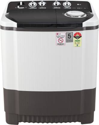 LG 8 kg Roller Jet Pulsator, Wind Jet dry, 5 Star rated Semi Automatic Top Load Washing Machine Multicolor  (P8030SGAZ)