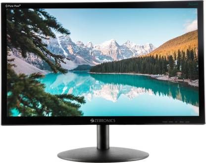 ZEBRONICS 18.5 inch HD LED Backlit TN Panel HDMI, VGA Input, HD 1366 x 768, 16.7M Colors, Glossy Panel, Slim Design, Wall Mountable Monitor (ZEB-V19HD LED) (Response Time: 8 ms, 60 Hz Refresh Rate) ZEBRONICS 18.5 inch HD LED Backlit TN Panel HDMI, VGA Input, HD 1366 x 768, 16.7M Colors, Glossy Panel, Slim Design, Wall Mountable Monitor (ZEB-V19HD LED) (Response Time: 8 ms, 60 Hz Refresh Rate)
