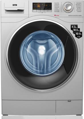 IFB 8 kg 5 Star 2X Power Dual Steam,Hard Water Wash Fully Automatic Front Load Washing Machine with In-built Heater Silver  (SENATOR PLUS SXS 8014)