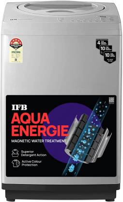 IFB 6.5 kg 5 Star Aqua Conserve Hard Water Wash, Smart Sense 4 years Comprehensive Warranty Fully Automatic Top Load Washing Machine Grey  (TL RSS 6.5 kg Aqua)