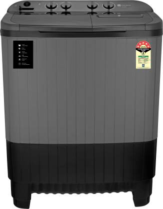 realme TechLife 8.5 kg Semi Automatic Top Load Washing Machine Grey, Black  (RMSA855NNNDG)