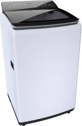 BOSCH 6.5 kg Fully Automatic Top Load Washing Machine Black, White  (WOE651W0IN)