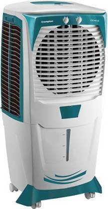 Crompton 75 L Desert Air Cooler  (WHITE / green, OZONE 75)