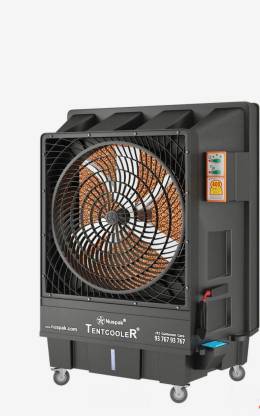 Nuspak 90 L Tower Air Cooler  (Black, JUMBO AND TENT COOLER 90 Litre 950Rpm 30'')