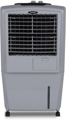 Symphony 27 L Room/Personal Air Cooler  (Grey, HiFlo 27 Personal Air Cooler For Home with Powerful Blower)