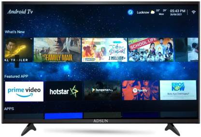 Adsun 80 cm (32 inch) HD Ready LED Smart Android Based TV  (A-3200S)