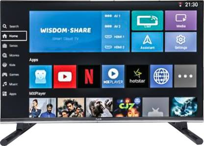 HUIDI 80 cm (32 inch) HD Ready LED Smart Android Based TV with Bezel Less Display  (HD6FS-PRO)