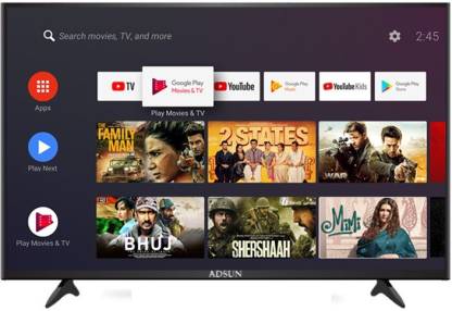 Adsun Smart Series 60 cm (24 inch) HD Ready LED Smart Android Based TV  (A-2440S)