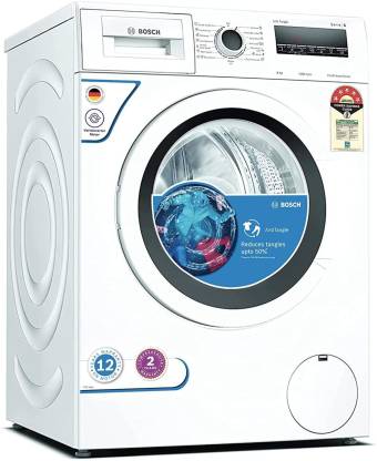 BOSCH 8 kg AntiTangle,AntiVibration,1200RPM Fully Automatic Front Load Washing Machine with In-built Heater White  (WAJ2426AIN)