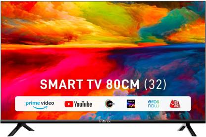 Infinix Y1 80 cm (32 inch) HD Ready LED Smart Linux TV with Wall Mount  (32Y1)