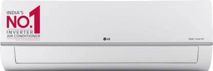 LG AI Convertible 6-in-1 Cooling 2023 Model 1.5 Ton 3 Star Split AI Dual Inverter 2 Way Swing, HD Filter with Anti-Virus Protection AC  - White