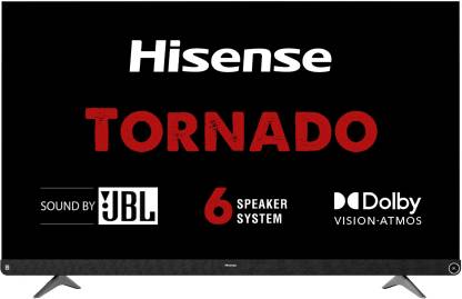 Hisense A73F 139 cm (55 inch) Ultra HD (4K) LED Smart Android TV with 102W JBL 6 Speakers, Dolby Vision and Atmos  (55A73F)
