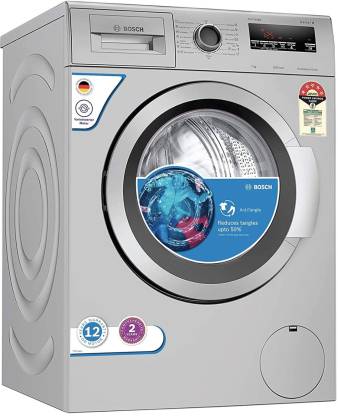 BOSCH 7 kg AntiTangle,AntiVibration,1200RPM Fully Automatic Front Load Washing Machine with In-built Heater Grey  (WAJ2416SIN)