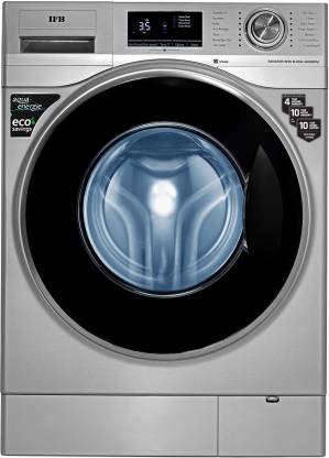 IFB 8 kg with Steam Wash, Aqua Energie, Anti-Allergen 4 years Comprehensive Warranty Fully Automatic Front Load Washing Machine Grey  (senator WSS steam)