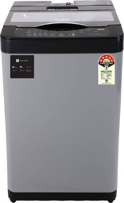 Realme TechLife 8 kg 5 Star Rating Fully Automatic Top Load Washing Machine with In-built Heater Grey  (RMFA80B5G)