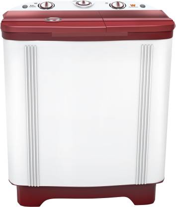 White Westinghouse (Trademark by Electrolux) 6.5 kg Semi Automatic Top Load Washing Machine White, Maroon  (CSW6500)