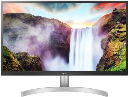LG 27 inch 4K Ultra HD IPS Panel White Colour Monitor (27UL500)  (Response Time: 5 ms, 60 Hz Refresh Rate)