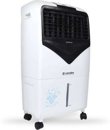 Candes 35 L Room/Personal Air Cooler  (White Black, Icecool)