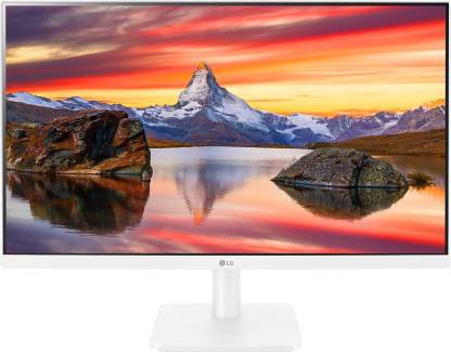 LG 24 inch Full HD LED Backlit IPS Panel Monitor (24MP400-W.BTR)  (Response Time: 5 ms, 75 Hz Refresh Rate)