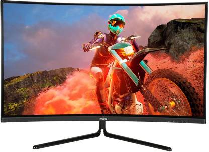 MarQ by Flipkart 32 inch Curved Full HD LED Backlit VA Panel with 2 X 3W Inbuilt Speakers Gaming Monitor (32FHDMCQII1G)  (AMD Free Sync, Response Time: 5 ms, 165 Hz Refresh Rate)