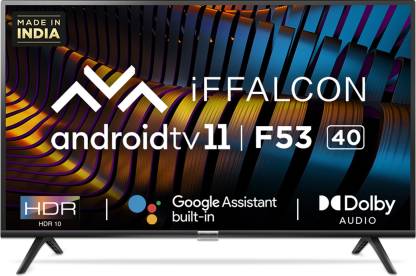 iFFALCON by TCL F53 100 cm (40 inch) Full HD LED Smart Android TV with Android 11  (40F53)