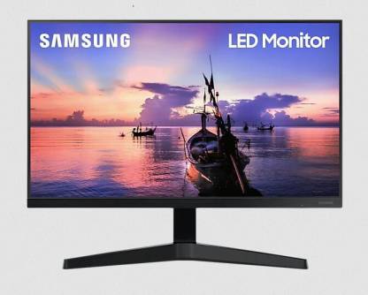 SAMSUNG 22 inch Full HD LED Backlit IPS Panel Monitor (LF22T350FHWXXL)  (Frameless, AMD Free Sync, Response Time: 5 ms, 75 Hz Refresh Rate)