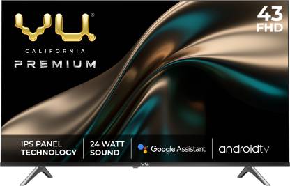 Vu Premium TV 108 cm (43 inch) Full HD LED Smart Android TV  (43GA-Android)