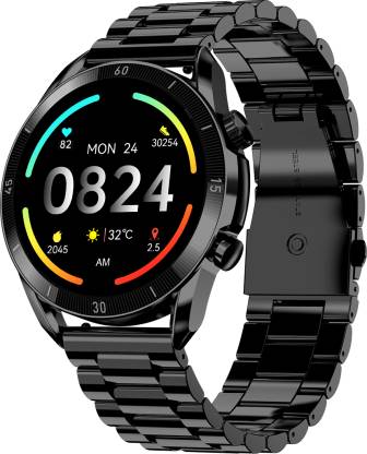 Fire-Boltt Legacy 1.43 AMOLED Bluetooth Calling with First Ever Wireless Charging Smartwatch  (Matte Black Strap, 1.43)