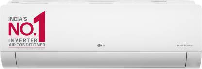 LG AI Convertible 6-in-1 Cooling 2023 Model 1.5 Ton 5 Star Split AI Dual Inverter Plastmaster (Ionizer) 4 Way Swing, HD Filter with Anti-Virus Protection AC  - White(RS-Q19HNZP, Copper Condenser)