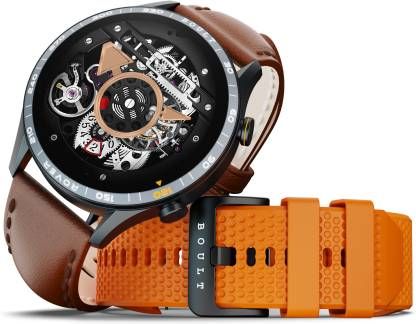 Boult Rover 1.3" HD AMOLED, Free Straps, Bluetooth Calling, Zinc Alloy Frame, 600Nits Smartwatch  (Classic Switch Strap, Free Size)
