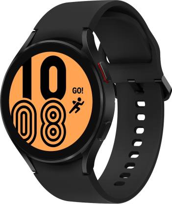SAMSUNG Galaxy Watch4 LTE (4.4cm)  (Black Strap, Free Size)