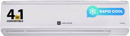 realme TechLife 4-in-1 Convertible 2023 Range with Flexi-Control Technology 1.2 Ton 4 Star Split Inverter AC - White (124SIAA22BWR, Copper Condenser) realme TechLife 4-in-1 Convertible 2023 Range with Flexi-Control Technology 1.2 Ton 4 Star Split Inverter AC - White (124SIAA22BWR, Copper Condenser)