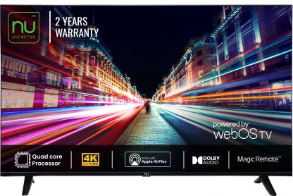 NU 139 cm (55 inch) Ultra HD (4K) LED Smart WebOS TV  (LED55UWA1)
