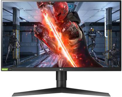 LG UltraGear 27 inch WQHD LED Backlit IPS Panel with HDR 10, Black Stabilizer, Nano IPS, 3-Sided Virtually Borderless Gaming Monitor (27GL850)  (NVIDIA G Sync, Response Time: 1 ms, 144 Hz Refresh Rate)