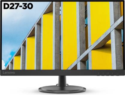 Lenovo 27 inch Full HD VA Panel with TUV Eye Care Monitor (D27-30)  (Response Time: 4 ms, 75 Hz Refresh Rate)