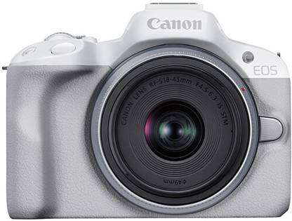 Canon EOS R50 Mirrorless Camera Body with RF - S 18 - 45 mm f/4.5 - 6.3 IS STM Canon EOS R50 Mirrorless Camera Body with RF - S 18 - 45 mm f/4.5 - 6.3 IS STM