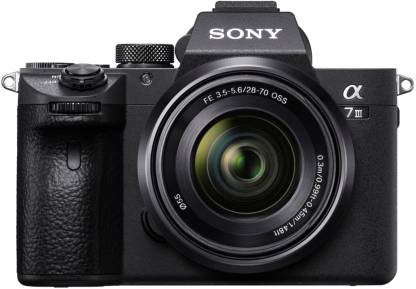 SONY Alpha ILCE-7M3K Full Frame Mirrorless Camera with 28-70 mm Zoom LensFeaturing Eye AF and 4K movie recording  (Black)
