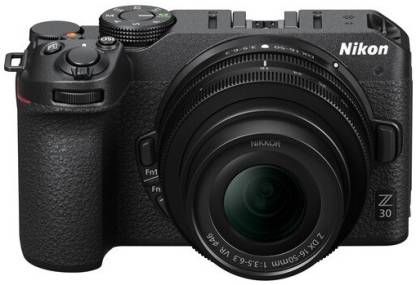 NIKON Z30 Mirrorless Camera Z DX 16 - 50 mm f/3.5 - 6.3 VR & Nikkor Z DX 50 - 250 mm f/4.5 - 6.3 VR Lens  (Black)