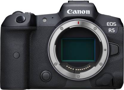 Canon Full Frame Mirrorless EOS R5 Mirrorless Camera Body  (Black)
