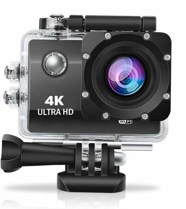 IMPLY GO PRO 4K Full HD WiFi 30M Waterproof Sports Action Camera Waterproof DV Camcorder 16MP Sports and Action Camera  (Black, 16 MP)