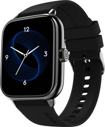 Noise Icon 3 1.91" Display with Bluetooth Calling, Metallic finish & Voice Assistant Smartwatch  (Black Strap, Regular)