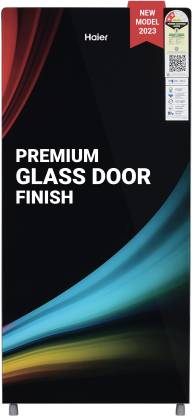 Haier 190 L Direct Cool Single Door 4 Star Refrigerator  (Prism Glass, HED-204DG-P)