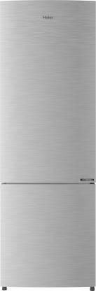 Haier 256 L Frost Free Double Door 3 Star Convertible Refrigerator  (DAZZLE STEEL, HEB-25TDS)
